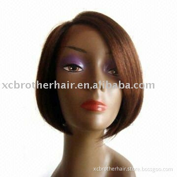 Fashion Human Hair Machine Made Wigs